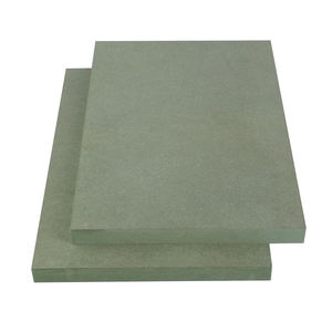 优质9毫米12毫米15毫米18毫米HMR绿色防潮普通或三聚氰胺面中密度纤维板 - Product Image 3