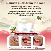 Dentifrice Yaeason en gros, personnalisé OEM, 100g, saveur Lotus Rosée du Matin, extrait de Plumule de Nelumbo Nucifera, pour les soins des gencives
