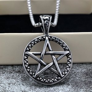 จี้รูปดาวห้าแฉกสแตนเลสสำหรับผู้ชายและผู้หญิงสร้อยคอรูปดาวของขวัญเครื่องประดับแฟชั่น - Product Image 3