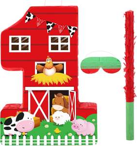 All'ingrosso numeri personalizzati uno Pinata nuovo Design Pinata di carta per bambini decorazioni per feste decorazioni natalizie - Product Image 1