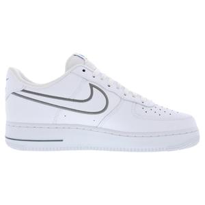 Nike Air Force 1 '07 Chaussures de basket-ball en cuir unisexe blanc gris froid - Product Image 2