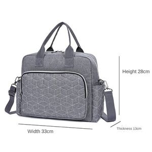 Bolsa de pañales de gran capacidad de alta calidad, bolsa de pañales Oxford para bebé, bolsa de momia para cochecito, bolsas de maternidad para mamá, bolsas de compras - Product Image 6