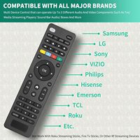 Télécommande universelle pour Smart TV Télécommande de toutes les marques dans une seule télécommande