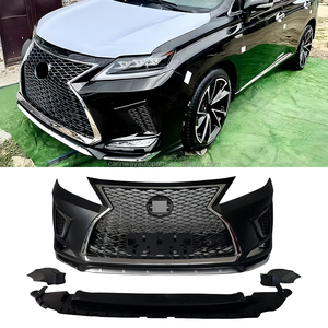 Kit de Carrocería para <span class=keywords><strong>Lexus</strong></span> RX450 2009-2015, Actualización de RX270 RX350 2009-2013 a RX350 F-Sport <span class=keywords><strong>2020</strong></span>, Kit de Parachoques Delantero, Rejilla y Alerón - Product Image 6