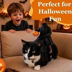 Arnés de nailon para gatos con diseño de Caballero sin cabeza y cierre de hebilla, superventas transfronterizo de Halloween, recién llegado - Product Image 3