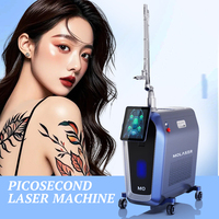 Máquina Láser de Picosegundos Nd Yag de 532nm y 1064nm para Eliminación de Tatuajes, Modelo de Escritorio con Tecnología Q-Switch