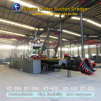 Drague submersible à aspiration par coupe, machine de dragage hydraulique pour le nettoyage des canaux