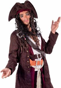 <span class=keywords><strong>Disfraz</strong></span> De Pirata Jack Sparrow Para <span class=keywords><strong>Hombre</strong></span> Adulto Para Cosplay Y <span class=keywords><strong>Halloween</strong></span> - Product Image 2