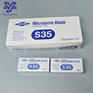 ใบมีดสแตนเลส ยี่ห้อเฟเธอร์ รุ่น <span class=keywords><strong>S35</strong></span> ใบมีดไมโครโทมแบบใช้แล้วทิ้ง - Product Image 4