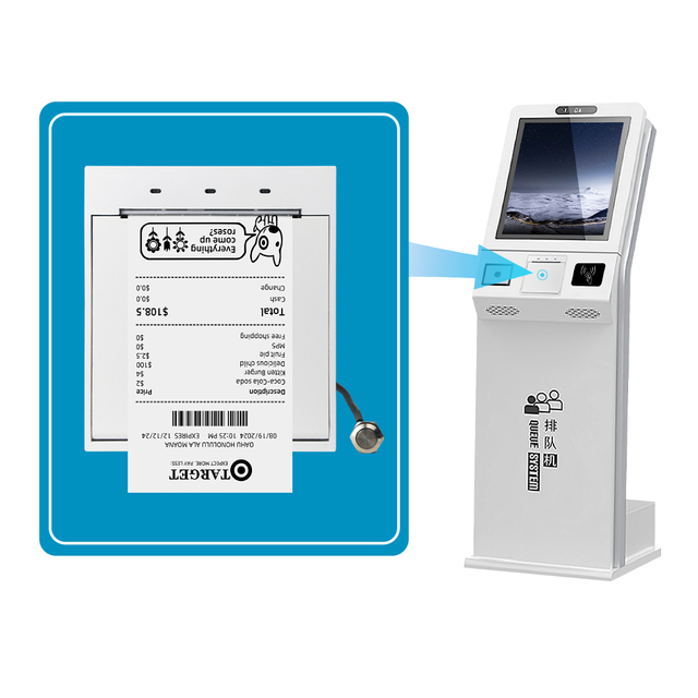 MS-E80I 80mm Panel Mount Thermal Android Receipt Printer Machine Barcode Printer Kiosk Printer for ATM Payment Dispenser