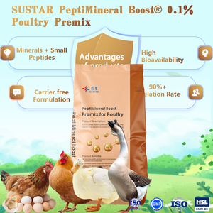SUSTAR Cheap and High Quality Poultry <strong>Feed</strong> Premix with Organic Trace Elements <strong>Chicken</strong> <strong>Feeds</strong> for Broilers - Product Image 3