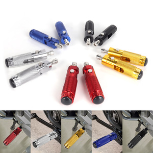 Reposapiés Plegables para Motocicleta, Reposapiés de Aluminio Antideslizantes, Pedal Trasero Universal para Scooter, Bicicleta Eléctrica, HONDA, <span class=keywords><strong>KTM</strong></span> - Product Image 1