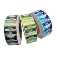 Feuille d'autocollants en PVC personnalisés avec logo d'emballage, autocollants adhésifs imperméables pour aliments, rouleau d'autocollants anti-contrefaçon, autocollants mignons d'anime