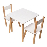 Meubles en bois pour tout-petits, bureau d'apprentissage pour la lecture et l'écriture, table et chaise d'étude pour enfants