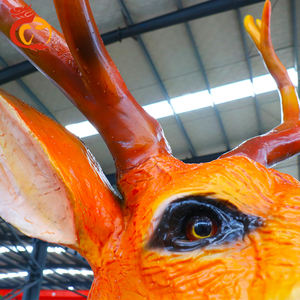 Décorations de Noël Zoo Parc Sculpture Réaliste Robot Taille Réelle animatronique renne Sika Cerf Animal Modèle À Vendre - Product Image 4