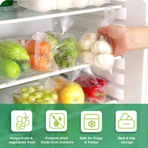 Bolsas Transparentes para Almacenamiento de Alimentos, para Pan, Frutas, Verduras, Bolsa de Plástico Personalizada para Productos Agrícolas en Rollo - Product Image 2