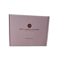 Boîtes d'expédition de vêtements en carton ondulé avec impression de logo de marque personnalisée