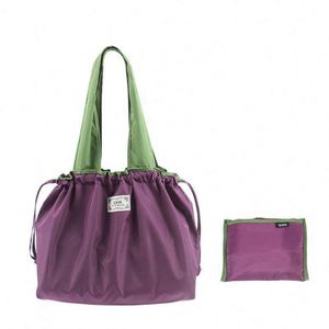 Fashion Portable Eco-friendly <b>Waterproof</b> Nylon <b>Drawstring</b> Shop Tote <b>Bag</b> Large Reusable Foldable Shopping <b>Bag</b> - Product Image 3