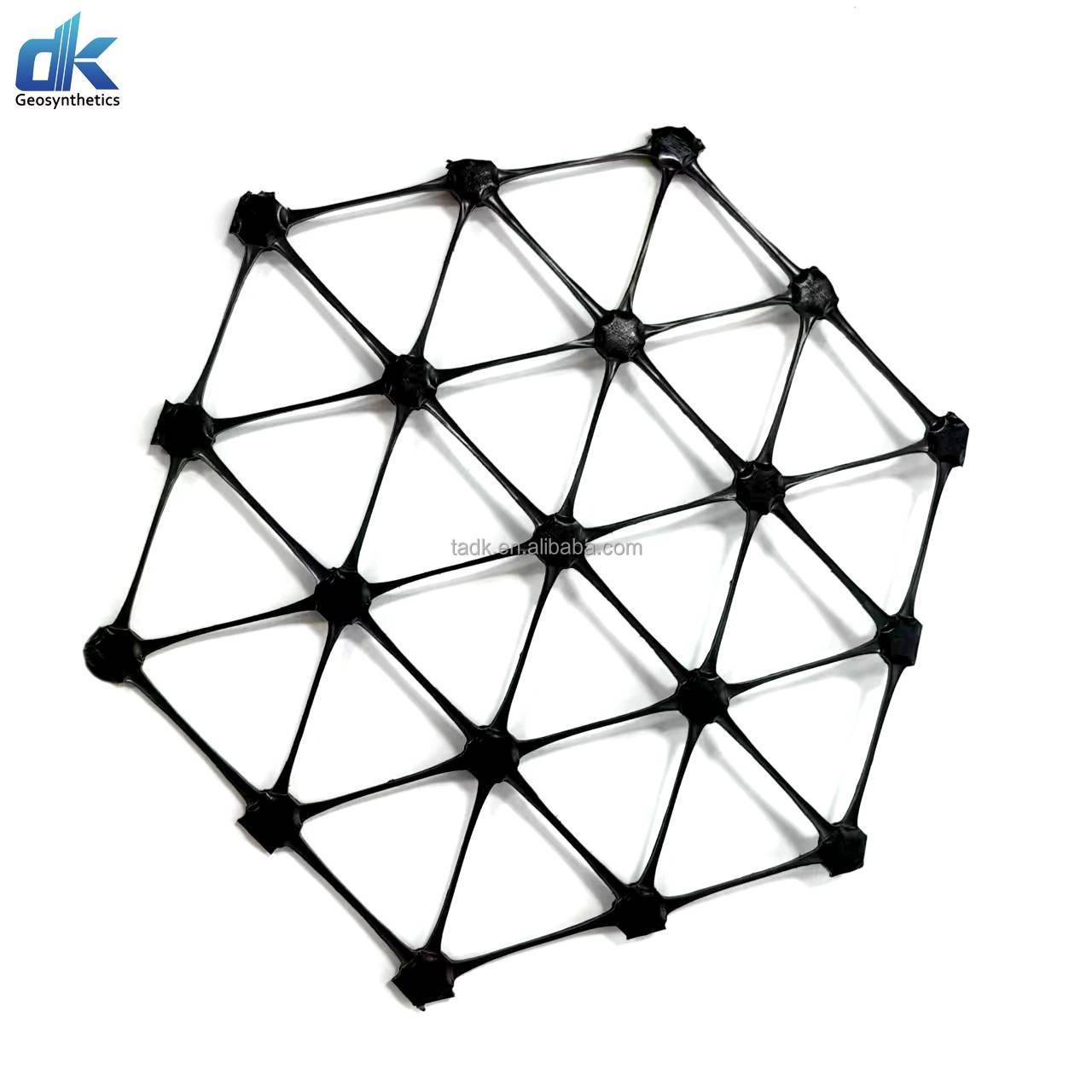 TX150 TX160 Geomalla высокопрочный пластиковый триаксиальный полипропилен (PP) георешетка заводская цена TX175