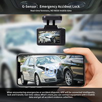 Adinkam T007S Dual Lens Car DVR Video Recorder 4K Layar IPS 2.5 inci 2160P Dash Cam dengan CPU Novatek dan Sensor Sony