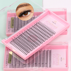 Shanel Lash dài gốc 3D 4D 5D 6D 10D 12D promade Fan PREMADE người hâm mộ 8D dài gốc khối lượng Lash phẳng gốc nhọn cơ sở Lash mở rộng - Product Image 3