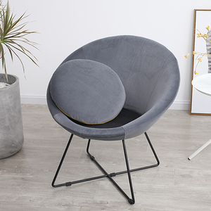 Muebles para el hogar, sala de estar, dormitorio u Hotel, silla moderna de <span class=keywords><strong>huevo</strong></span> de un solo asiento, sillón colgante de tela de terciopelo, sillón de ocio - Product Image 3