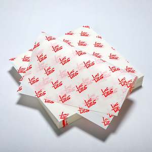 10gsm + 30gsm PE Hamburger Printed Greaseproof Packaging <b>Paper</b> for Bread Snack Wrapping Sandwich Burger Sandwich Wrapping <b>Paper</b> - Product Image 6