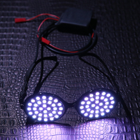 Gafas LED Espiralizadas Deslumbrantes para Bares, Discotecas, KTV, Fiestas, Halloween, Ambiente Festivo, Coloridas, Intermitentes, de Plástico para Navidad