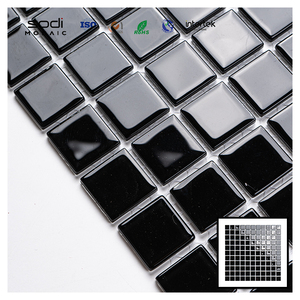 Mosaicos de Vidrio Verde para Baño, Azulejo de Mosaico de Vidrio para Diy, Ducha de Baño, Redecoración, Casa, Spa, Piscinas, Mosaique - Product Image 2