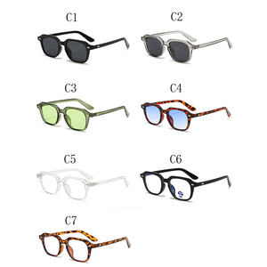 Vente chaude OEM Lunettes de <span class=keywords><strong>soleil</strong></span> carrées et rondes en plastique UV400 pour hommes et femmes, fabricant de lunettes de <span class=keywords><strong>soleil</strong></span> - Product Image 4