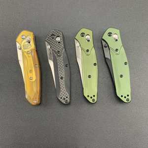Couteau pliant de chasse BM 940 Osborne, acier 8cr18Mov, manche en fibre de carbone, qualité industrielle, lame à pointe tombante non interchangeable, Guangdong - Product Image 5