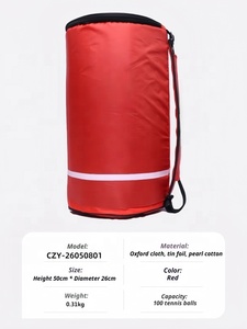 Sac <span class=keywords><strong>seau</strong></span> pour balles <span class=keywords><strong>de</strong></span> <span class=keywords><strong>tennis</strong></span>, capacité <span class=keywords><strong>de</strong></span> 100 balles, isolé, épaissi, durable, sac à bandoulière portable pour une utilisation en intérieur/extérieur, entraînement <span class=keywords><strong>de</strong></span> <span class=keywords><strong>tennis</strong></span> - Product Image 6