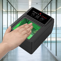 Lecteur d'empreintes digitales de bureau pour l'exportation des données, scanner d'empreintes digitales USB Plug and Play pour e-Passport et Visa, conception compacte pour la collecte de données