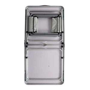 आउटडोर बारबेक्यू फार्महाउस के लिए फैक्टरी थोक पोर्टेबल एल्यूमीनियम आउटडोर तह टेबल 4-सीज़न धातु आउटडोर उपयोग - Product Image 6