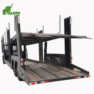 Auto Rimorchio 2 - 3 Assi Bisarca Trasporto Semi <span class=keywords><strong>Camion</strong></span> Rimorchio Utilizzato Carry 11-12 Auto Per La Vendita - Product Image 1