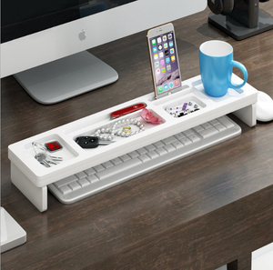 Estante de Almacenamiento para Escritorio, Organizador de Escritorio para Oficina, Almacenamiento para Teléfono, Teclado y Bolígrafos, Organizador de Escritorio con Estantes - Product Image 4