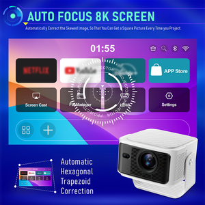 Proyector Inteligente HY350 Max 4K Android 14 de 500 ANSI Lúmenes, 2+16G, Portátil, de Bolsillo, con Evitación Automática de Obstáculos, 1080p, Gran Venta - Product Image 4
