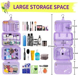 <span class=keywords><strong>Neceser</strong></span> de Baño Colgante Impermeable, Bolsa de Almacenamiento, Bolsa de <span class=keywords><strong>Maquillaje</strong></span> para Mujer, Bolsa de Cosméticos de Viaje - Product Image 6