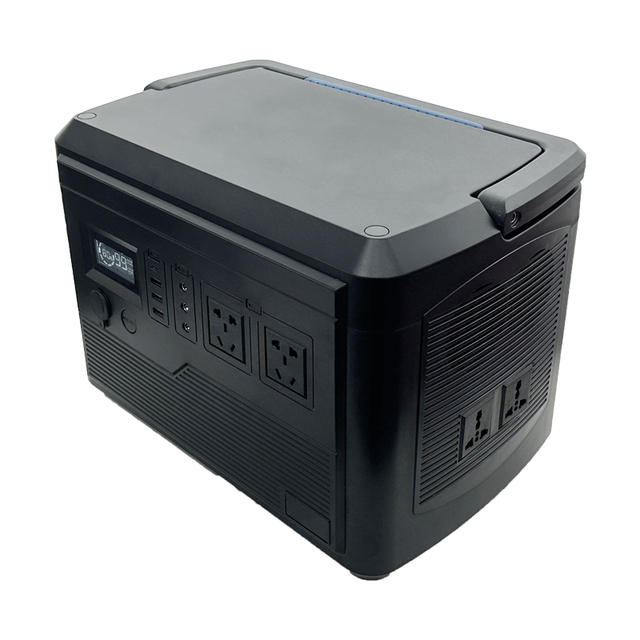 Fast Charging Portable Power Station Camping Solar Generator Lithium Battery Power 1500w