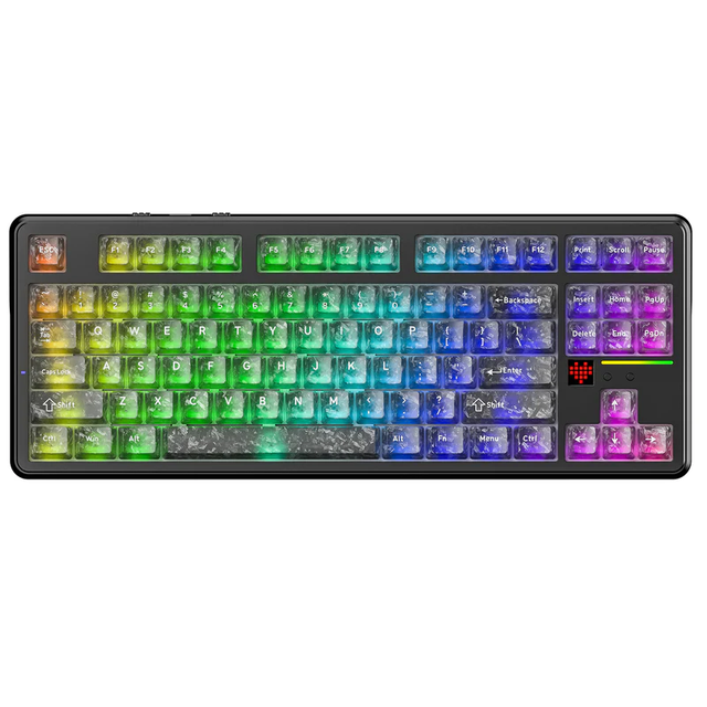 ATTACK SHARK X87 Ultra Wireless Mechanical Keyboard 8000Hz Polling Rate 8K Receiver Tri-Mode RGB TKL Gaming Keyboard for PC