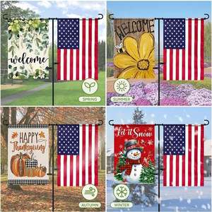 Bandera de Jardín Personalizada con Logotipo, Impresión Digital por Sublimación, Color Brillante, Precio Económico Promocional - Product Image 4