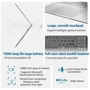 โน้ตบุ๊ก ASUS <span class=keywords><strong>Vivobook</strong></span> <span class=keywords><strong>Pro</strong></span> 16 สำหรับเล่นเกมส์ ของใหม่แกะกล่อง Intel Core Ultra5 Ultra7 แรม 32GB หน้าจอ 16 นิ้ว 2.5K 144Hz โน้ตบุ๊กสำหรับธุรกิจ - Product Image 2