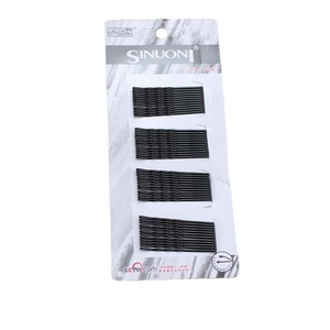 Sinuoni Hair <b>Clips</b> Large Straight Board Wedding Alloy 10 Cm Black - Product Image 2