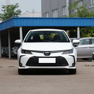 Mobil elektrik hibrida energi baru, mobil Toyota Corolla, mesin ganda 4 roda 2024 E + kecepatan tinggi