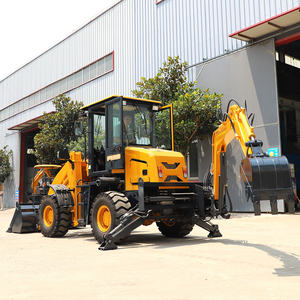 Livraison gratuite mini chargeuse <span class=keywords><strong>pelleteuse</strong></span> excavatrice tracteur nouveau rétroexcavadora chargeuse <span class=keywords><strong>pelleteuse</strong></span> 4x4 chargeuse sur pneus - Product Image 2