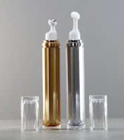 Crème pour les yeux Bouteille de massage à bille roulante Bouteille à bille en acier Bouteille de sérum de massage Même distribuer
