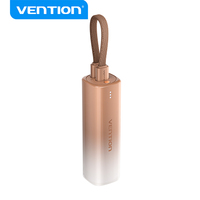 Vention Mini Power Bank Portable 5000mAh avec Indicateur Lumineux et Affichage, Type 20W, avec Câble