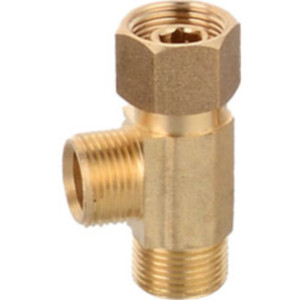 Cung Cấp Dừng Mở Rộng TEE 3/8 "Với X 1/4" Nhánh Đồng Thau Nối Ống Tee - Product Image 1