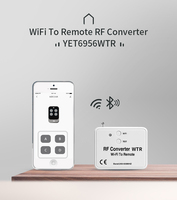 Convertidor de Señal RF Remoto WiFi para Casa Inteligente TUYA, Diseño Moderno, 240-930MHZ YET6956WTR