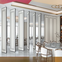 Cloisons mobiles, cloisons amovibles avec isolation acoustique et propriétés anti-taches, matériau MDF pour salles de fonction d'hôtel